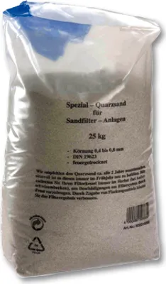 Produktbild von mediPOOL Filtersand für Sandfilteranlagen Körnung 0,40 - 0,80 mm, 25 kg