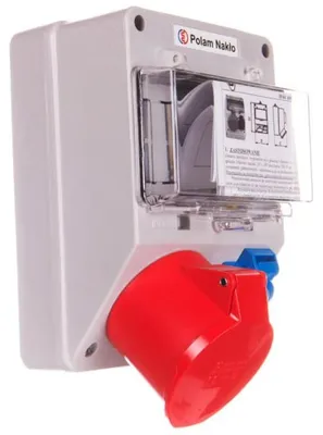 Zdjęcie produktu dla Zestaw zasilaczy: 32A/400V 5P + 10/16A 250V + płyta rozdzielcza 5x6mm2, model 6265-130