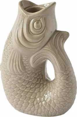Image de Gift Company Bougeoir Monsieur Carafon XS, Bougeoir en forme de poisson, faïence, grès, 12.7 cm, 1055302029