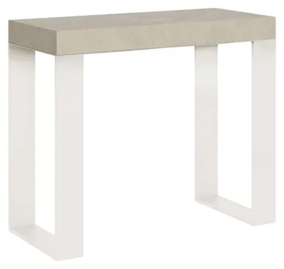 Immagine prodotto di Consolle Allungabile 90-300x40x77 cm Tecno Cashmere Telaio Bianco
