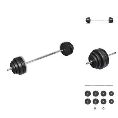 Immagine prodotto di vidaXL Set di bilancieri con pesi 60 kg - Manubri e pesi