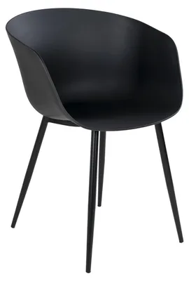 Productafbeelding van House Nordic Eetkamerstoel Roda Zwart- Set van 2