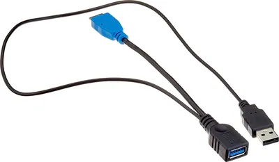 Produktbild von System-S Micro USB 3.0 OTG Adapter Kabel mit Extra USB A