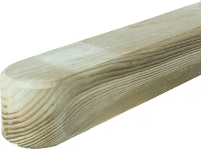 Produktbild von Rundkopfpfosten 85 cm, 90 x 90 mm, kesseldruckimprägniert