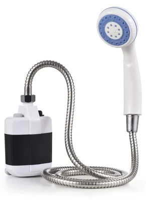 Produktbild von Tragbare Außendusche - Handbrause - USB-aufladbar - 2200 mAh - IPX7-wasserdicht - Wassersparend - Einstellbare Sprühdüse