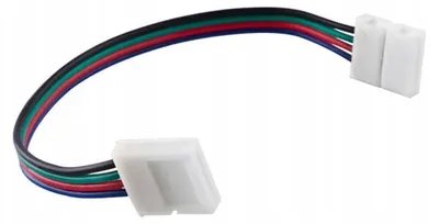 Produktbild von 10mm RGB LED Stecker, doppelseitig, mit Kabel EC79633