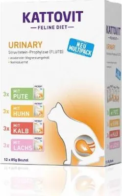 Produktbild von Kattovit Urinary Multipack - Nassfutter Frischebeutel 5 x 12 x 85 g