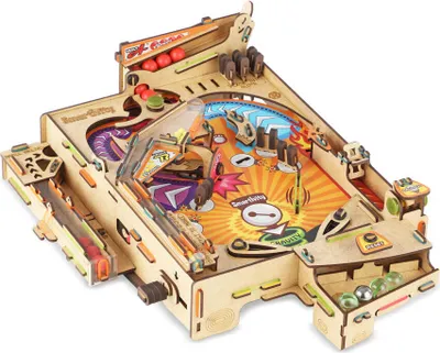 Produktbild von Smartivity Bausatz Pinball Machine, Kinderspiel, Logikspiel, Lernspielzeug, ab 8 Jahren, Holz, STY 303