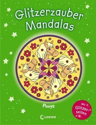 Image de Mandalas magiques scintillants - Poneys : Livre de coloriage pour filles à partir de 5 ans