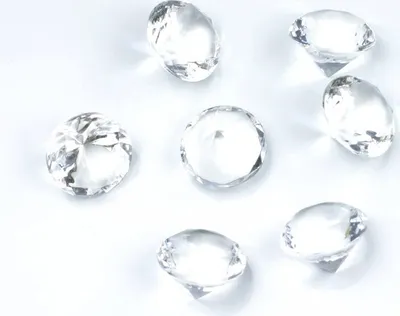 Produktbild von Dekosteine Diamanten 2cm, Anzahl:10 Stück, Farbe:kristall / klar 099