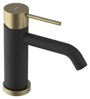 Immagine prodotto di Miscelatore per lavabo ULTRASAN, nero opaco/oro opaco