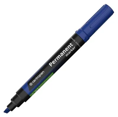 Productafbeelding van Centropen 8576 permanente stift - met afgeronde punt, blauw