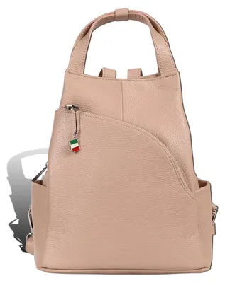 Produktbild von Florence Rucksack Damen Echtleder Cityrucksack rosa D2OTF613A