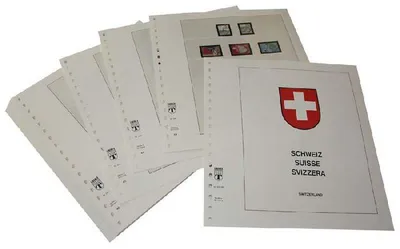 Produktbild von Lindner-T Nachtrag Vordruckblätter Schweiz Zusammendrucke Jahrgang 2019