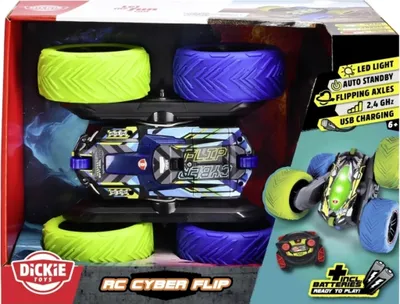 Immagine prodotto di Dickie - Auto telecomandata Go Crazy RC Cyber Flip, RTR 201105010
