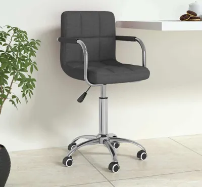 Produktbild von Möbel Bürostuhl Drehbar Dunkelgrau Stoff - Bürostühle 334668