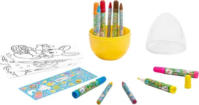 Image de Set Knutselen met Pasen - Incl. Markers en Krijtjes