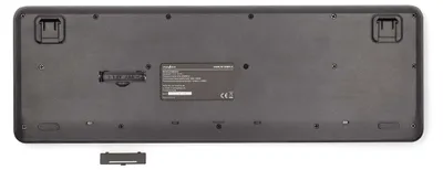 Produktbild von Nedis Maus und Tastatur-Set - Wireless - Maus- und Tastaturverbindung: USB - 800 / 1200 / 1600 dpi - Einstellbar DPI - QWERTY - US-Layout