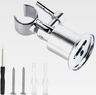 Produktbild von Duschkopfhalterung,180 Grad Duschkopf Halterungen,Verstellbare Duschhalterung für Duschkopf,Duschbrause Halterung für Dusche,Handdusche Halterung mit Schraube