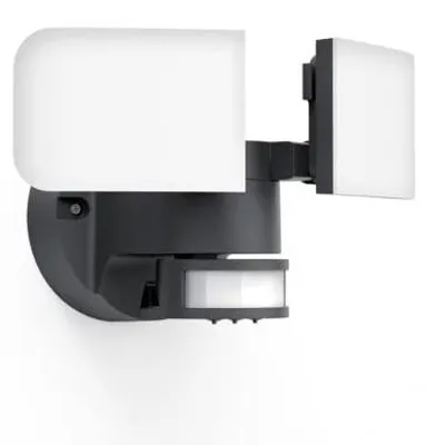 LED-Wandstrahler 2 Köpfe 2800 Lumen IP44 Bewegungsmelder