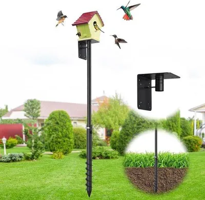 Immagine prodotto di Supporto per casetta per uccelli, 180 cm, regolabile, resistente alle intemperie, per giardino