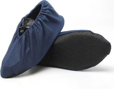 Produktbild von [3 Paar] Überschuhe Rutschfest Waschbar Wiederverwendbare Schuhüberzieher für Haushalt Verdickte Staubdichte Indoor Stiefelabdeckungen, Marineblau