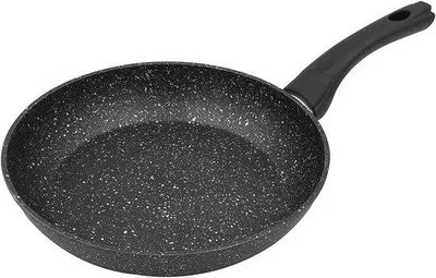 Image de Plaque de cuisson résistante à la chaleur de 24 cm avec revêtement antiadhésif, en aluminium, noir