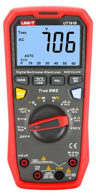 Zdjęcie produktu dla Inteligentny cyfrowy multimetr AC/DC, profesjonalny tester, zakres pomiarowy do 1000V