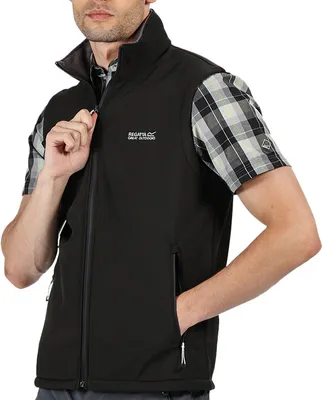 Produktbild von Regatta Herren Bradwell III Softshellweste RMB094 : S : schwarz Farbe: schwarz Größe: S