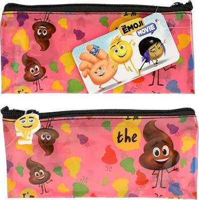 Produktbild von Emoji Stiftebeutel flach - PVC