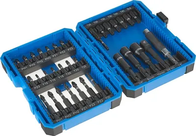 Produktbild von Profi Schlagschrauber-Bit-Set 33-Teilig S2 – Optimale Haltbarkeit Und Vielseitigkeit Für Jede Schraubarbeit