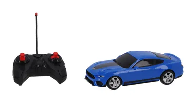 Image de Voiture radiocommandée Ford 1:24 Mustang Mach 1 bleue
