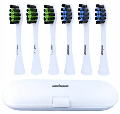 Produktbild von Welcco Zahnbürstenköpfe Ersatz 6 Stück + Etui für Oclean