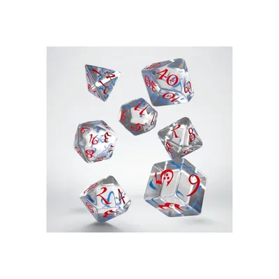 Produktbild von Q Workshop Classic Rpg Würfel 7 Einheiten Silber  Kinder Silber One Size