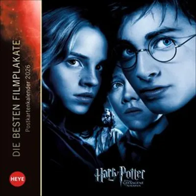 Produktbild von HEYE Postkartenkalender Harry Potter 2026 Filmplakate 16x17cm