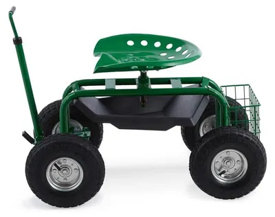 Obrázok produktu pre Waldbeck Park Ranger, záhradné sedadlo, mobilné, otočné o 360°, do 130kg, zelené