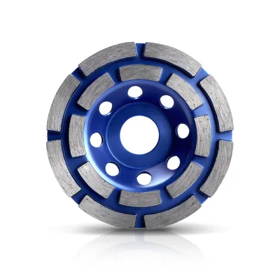 Zdjęcie produktu dla Diamentowa tarcza garnkowa do szlifierki kątowej, szlifierki garnkowej 100x20mm Max.12250 rpm Dwurzędowa tarcza diamentowa do otworu Ø20mm, beton/płytki/kamień