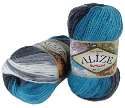 100g Strickgarn ALIZE BURCUM Batik, 100% Polyacryl, 4200