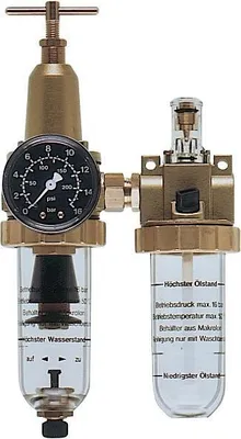 Produktbild von Wartungseinheit 2tlg. BR Standard, G1/2" DN15, BG 40, PC-Behälter, EWO