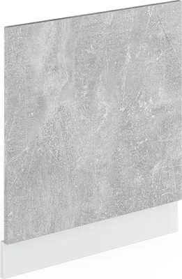 Produktbild von Vicco Frontblende R-Line, 60 cm ohne Arbeitsplatte, Beton/Weiß