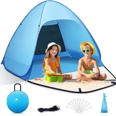 Produktbild von Famanu Strandzelt UV-Schutz 50+ - Größe S für 1-3 Personen