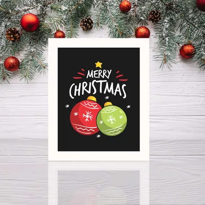 Obrázek produktu pro Wallity, BCTNOEL- CST2050, Barevné, Obrazy na plátně, 23,5 x 28,5 cm, Malba: 100% MDF (tloušťka: 2 mm)
