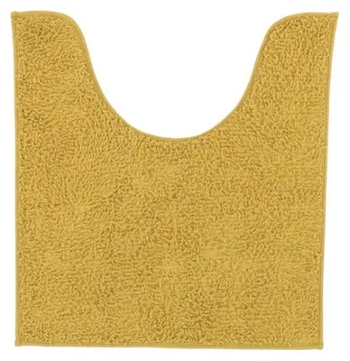 Imagen del producto de Tapete De Baño Poliester Amarillo Mostaza 45 X 50 Cm