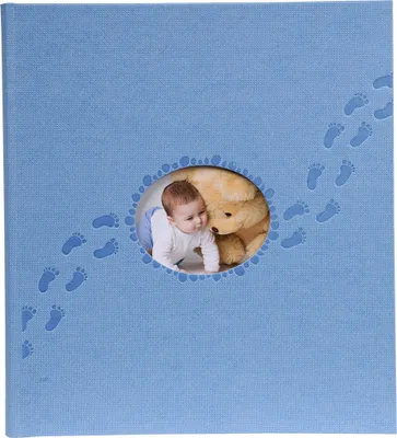 Produktbild von Exacompta 12203E Fotoalbum Piloo, 60 Seiten, 29x32cm - Blau