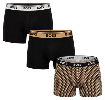 Produktbild von BOSS 3er-Pack Herren-Boxershorts aus Baumwolle mit elastischem Bund und Logo 50531701