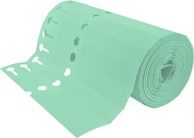Produktbild von CombiCraft PVC Sleufetiketten Grün, 200 x 20 mm, 200 Mikron - 1000 Stück auf Rolle