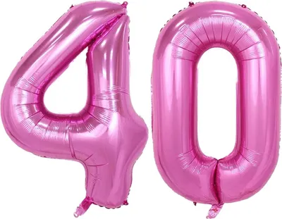 Obrázek produktu pro Set -Folienballon - Pink/40inch - 4 + 0