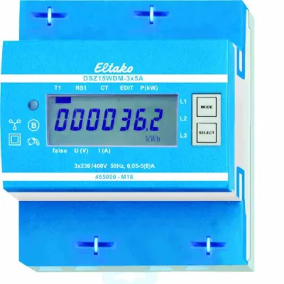 Image de Drehstromzähler 3x5A geeicht DSZ15WDM-3x5A MID (28305515)