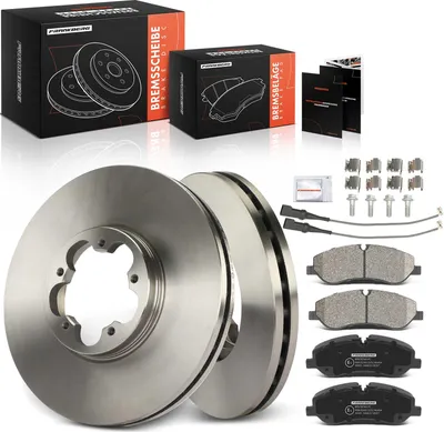 Produktbild von Frankberg 2x Bremsscheiben 4x Bremsbeläge Vorderachse für Ford Tourneo Custom V362 Transit Custom V362 Transit V363