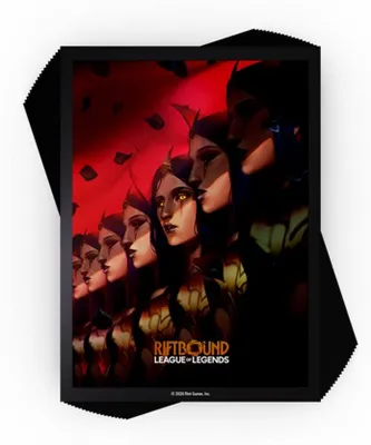 Immagine prodotto di Manicotto per carte Riftbound LoL TCG Unleashed 100 pezzi